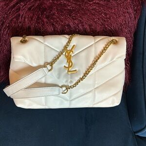 White purse